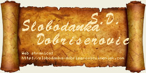 Slobodanka Dobrišerović vizit kartica